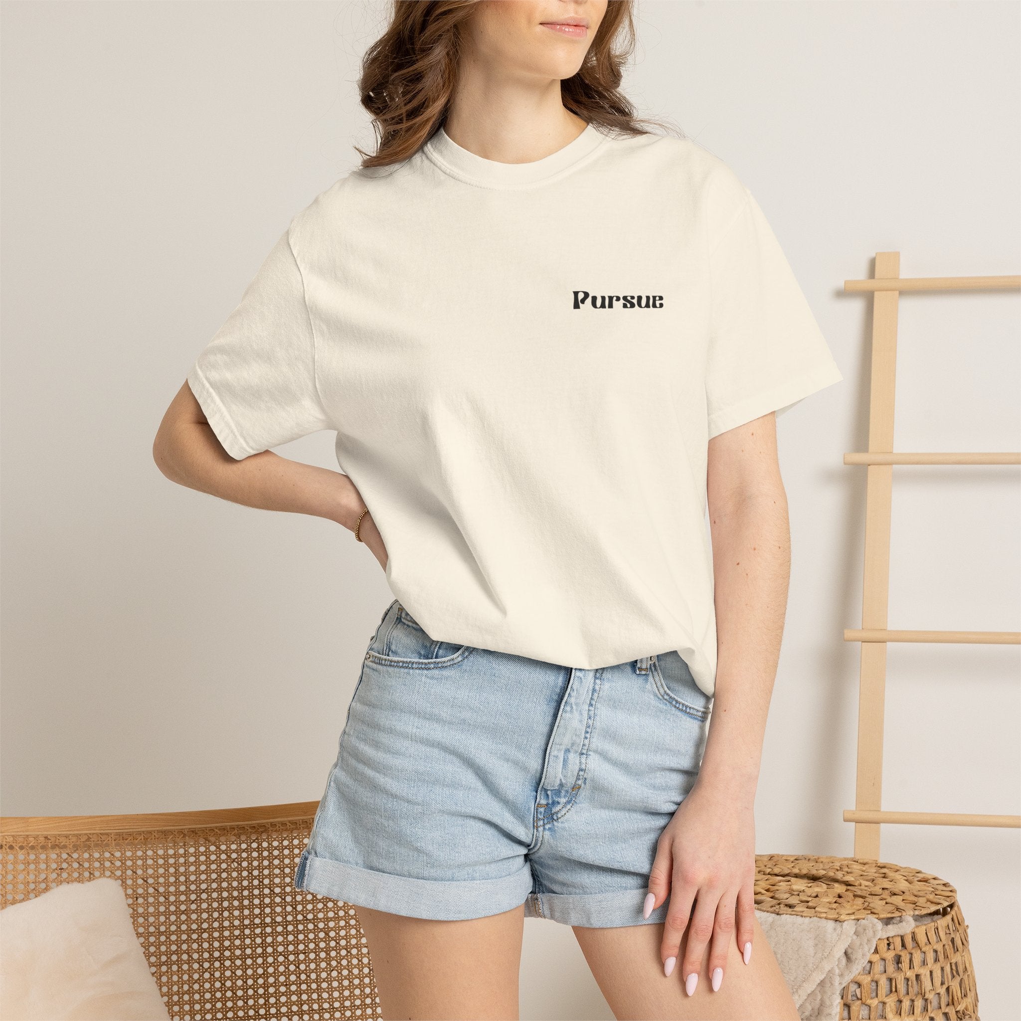 Faith Over Fear T-Shirt — "Faith" Cross Design (Psalm 118:6)