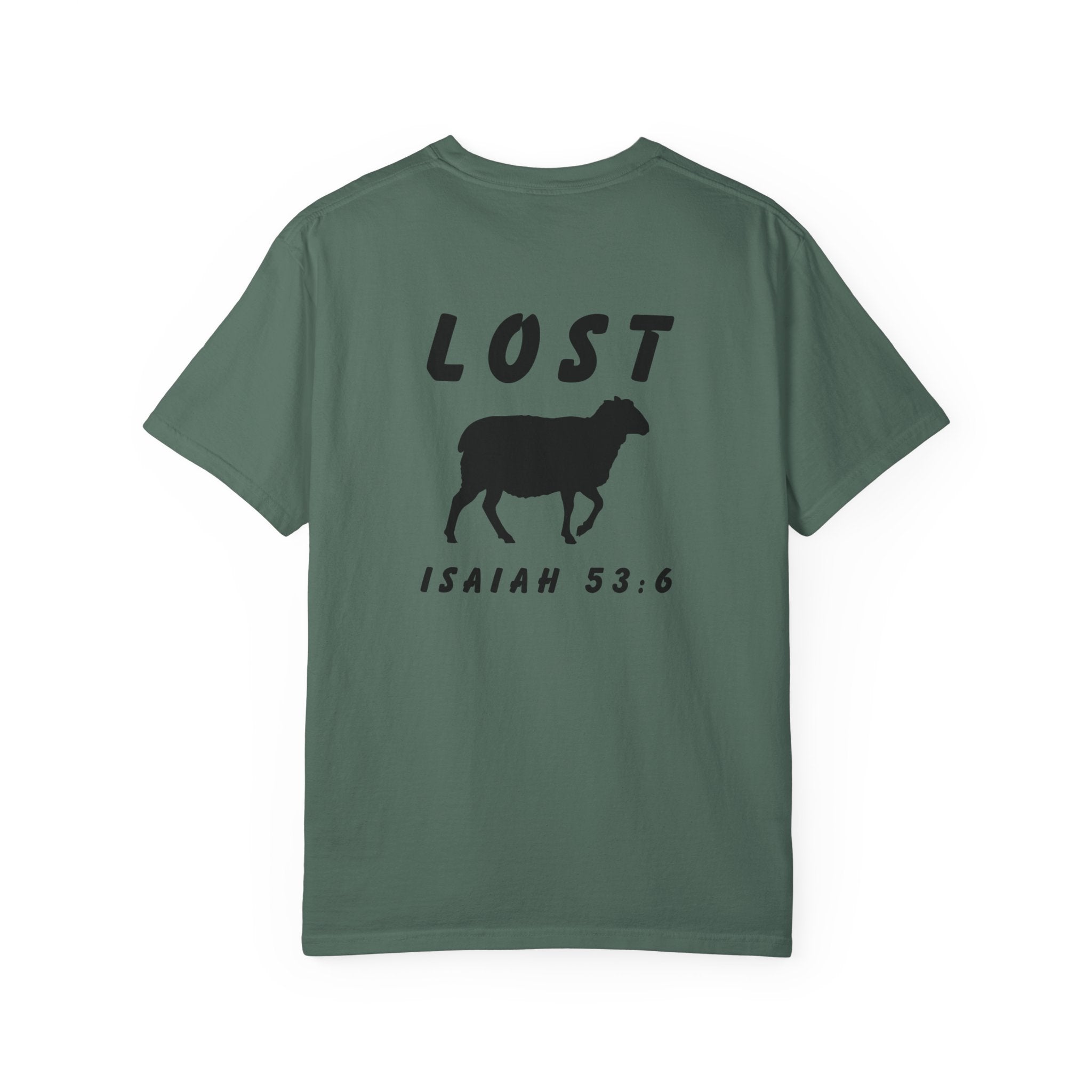 Pursue "Lost" Sheep T-Shirt — Isaiah 53:6 Christian Graphic Tee