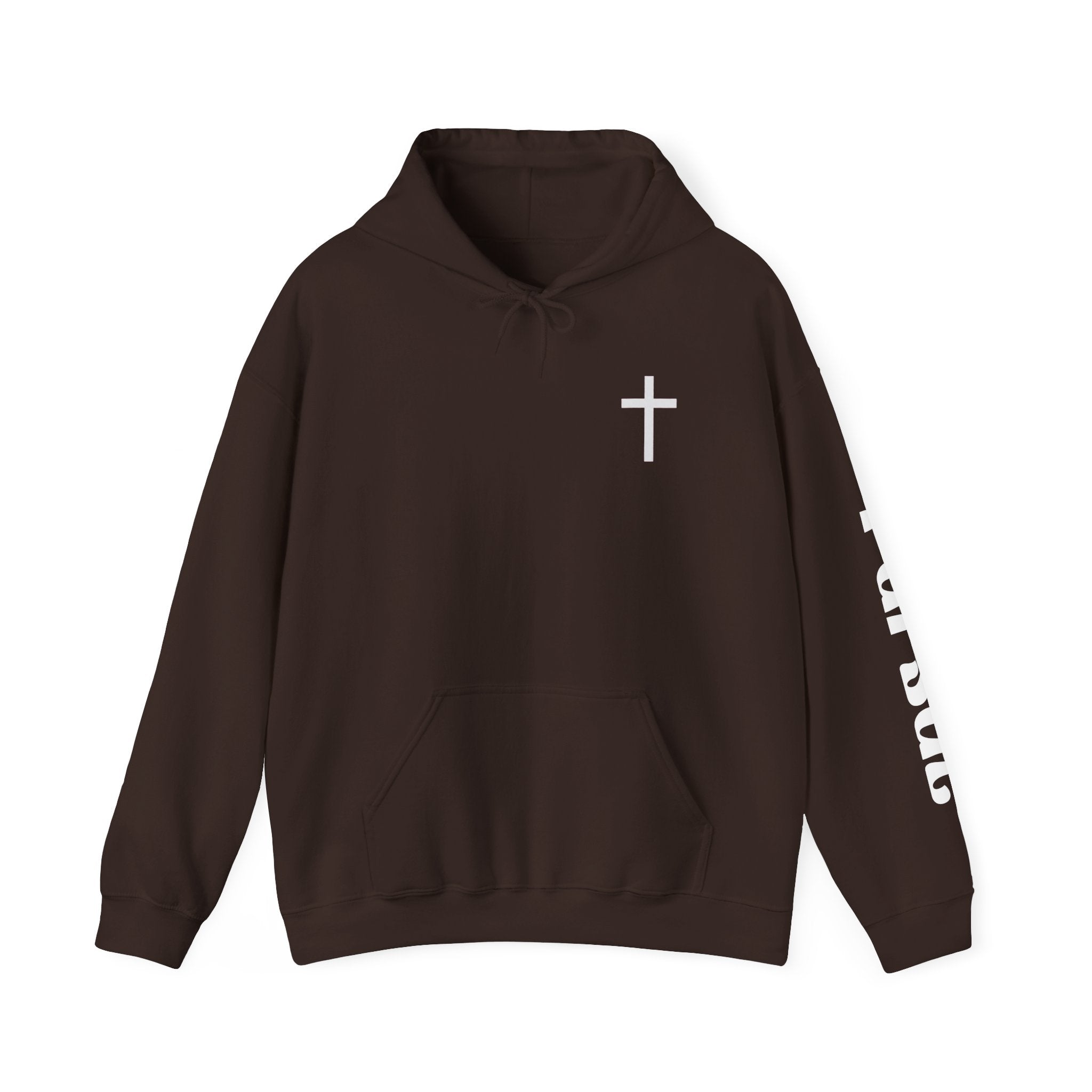 Pursue Cross Hoodie - Christian Cross Pullover