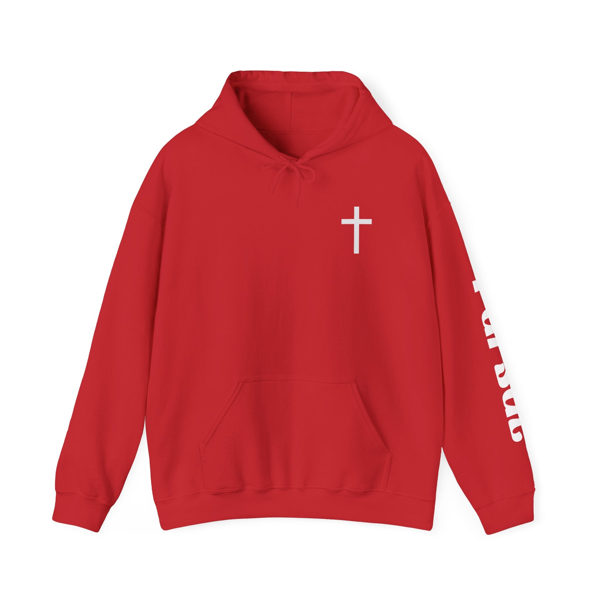 Pursue Cross Hoodie - Christian Cross Pullover