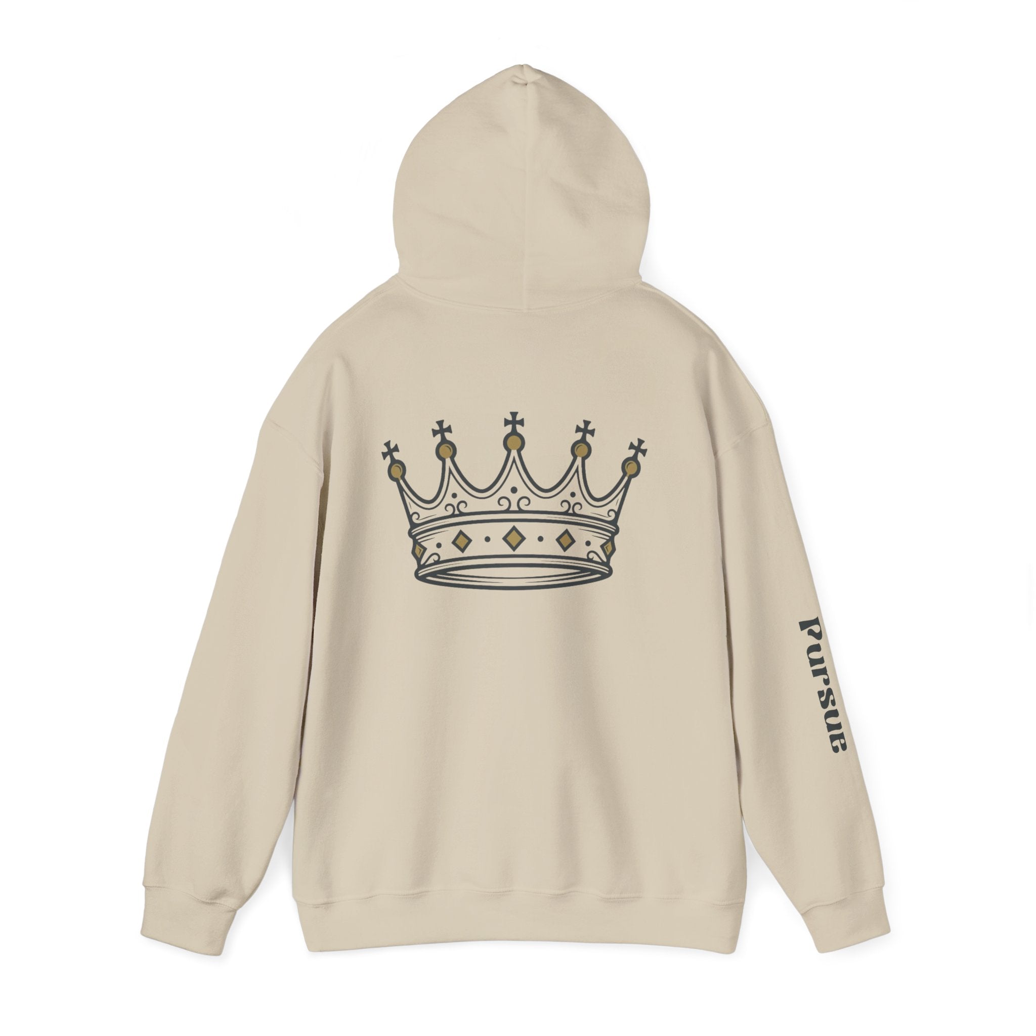 Galatians 4:7 'Heir to the King' Crown Hoodie — Inspirational Christian Graphic Sweatshirt