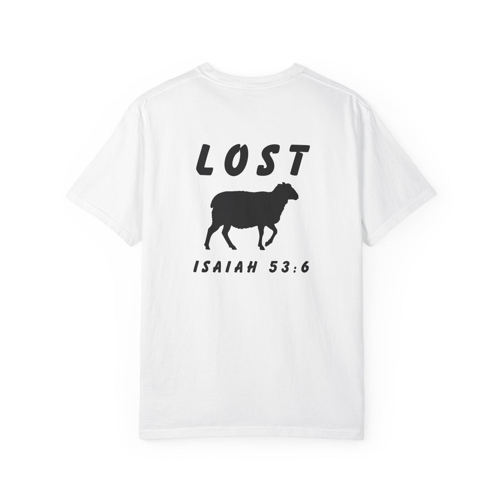 Pursue "Lost" Sheep T-Shirt — Isaiah 53:6 Christian Graphic Tee