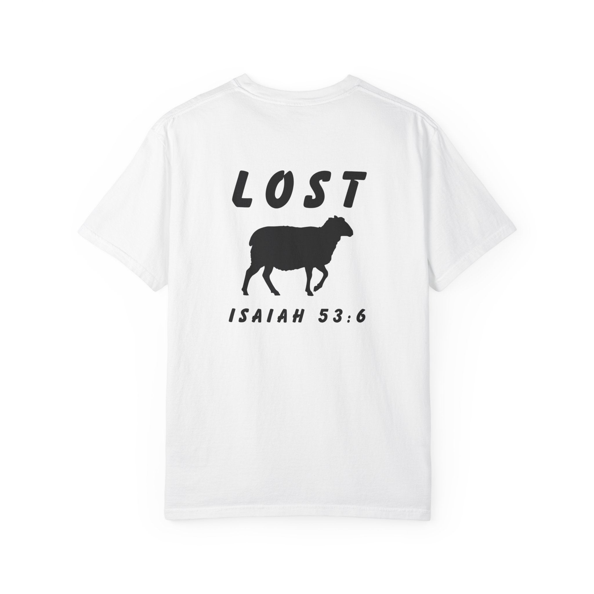 Pursue "Lost" Sheep T-Shirt — Isaiah 53:6 Christian Graphic Tee