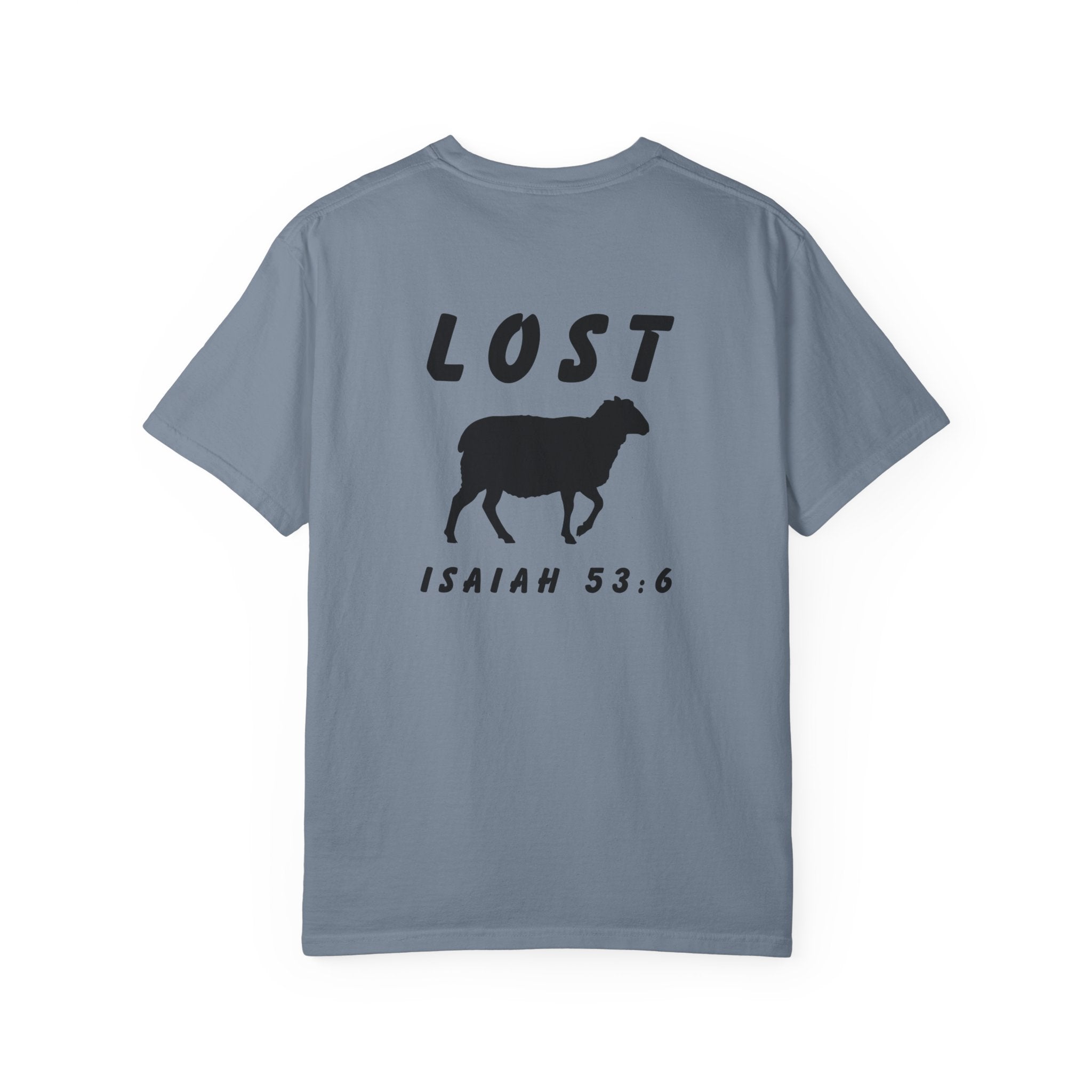 Pursue "Lost" Sheep T-Shirt — Isaiah 53:6 Christian Graphic Tee