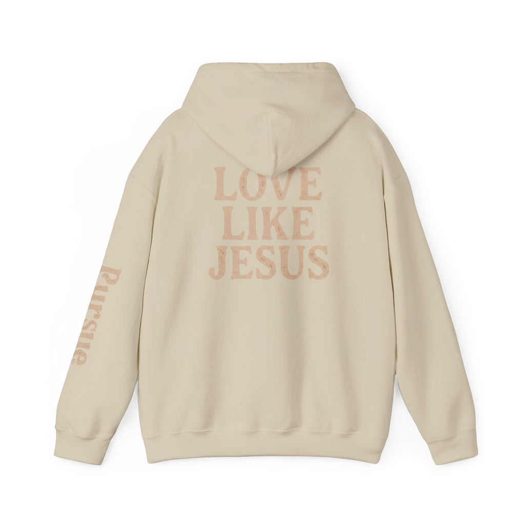 Christian Hoodie — "Love Like Jesus" Cross Pullover