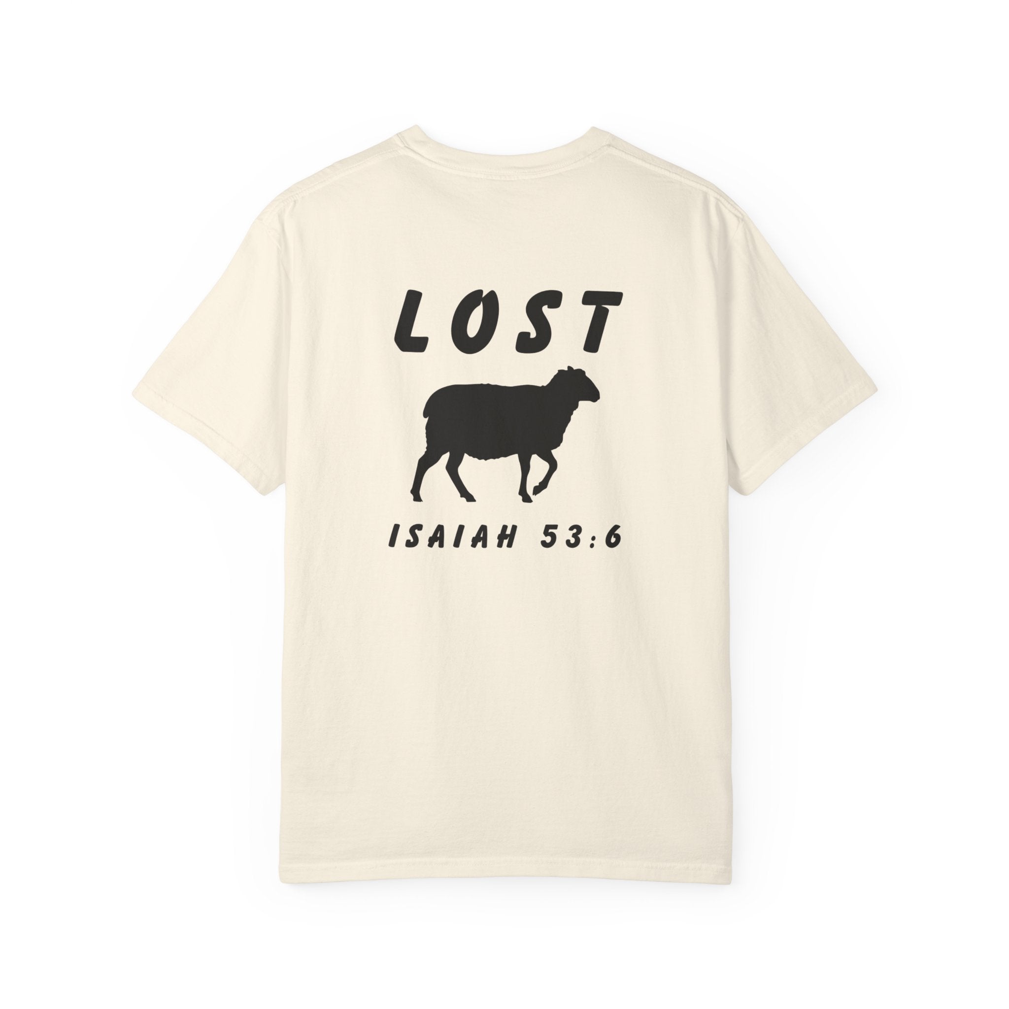 Pursue "Lost" Sheep T-Shirt — Isaiah 53:6 Christian Graphic Tee