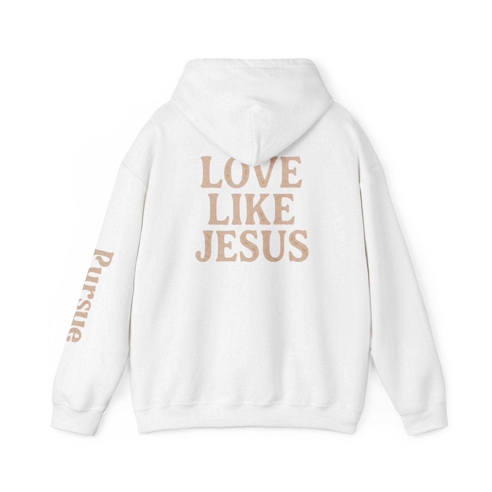 Christian Hoodie — "Love Like Jesus" Cross Pullover