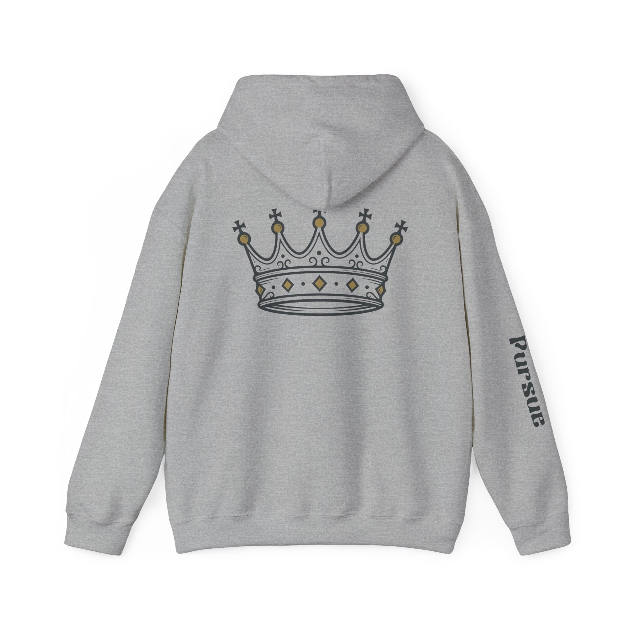 Galatians 4:7 'Heir to the King' Crown Hoodie — Inspirational Christian Graphic Sweatshirt