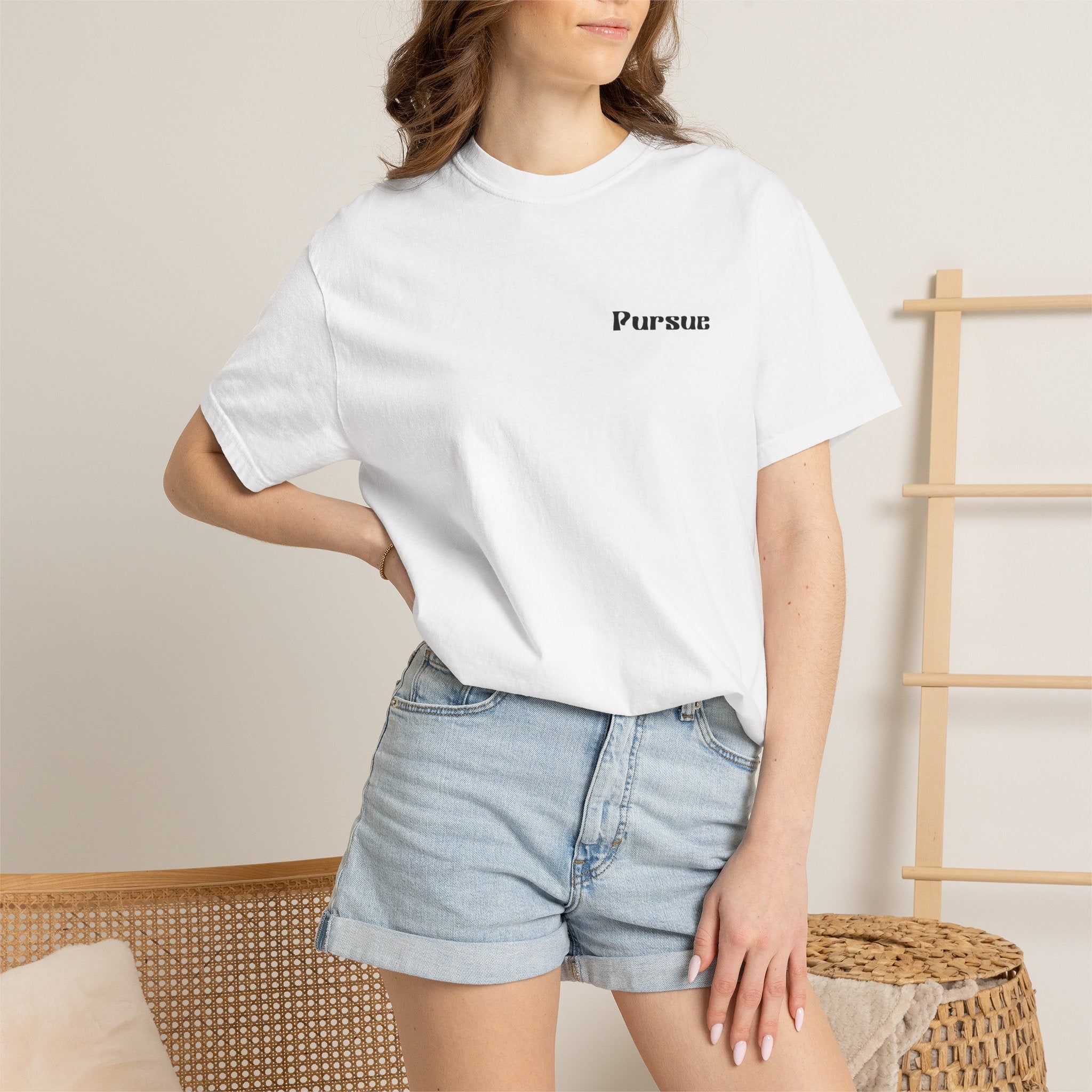 Faith Over Fear T-Shirt — "Faith" Cross Design (Psalm 118:6)