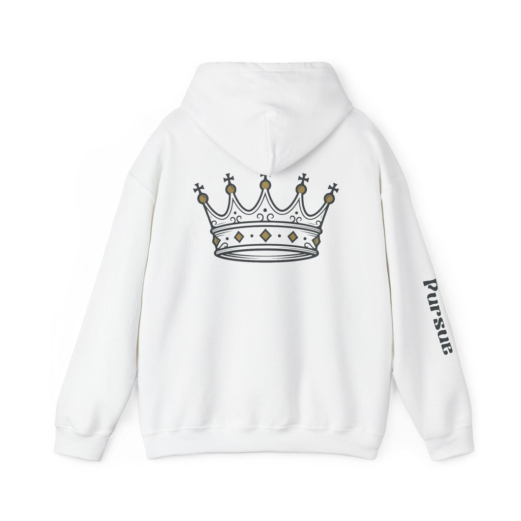Galatians 4:7 'Heir to the King' Crown Hoodie — Inspirational Christian Graphic Sweatshirt