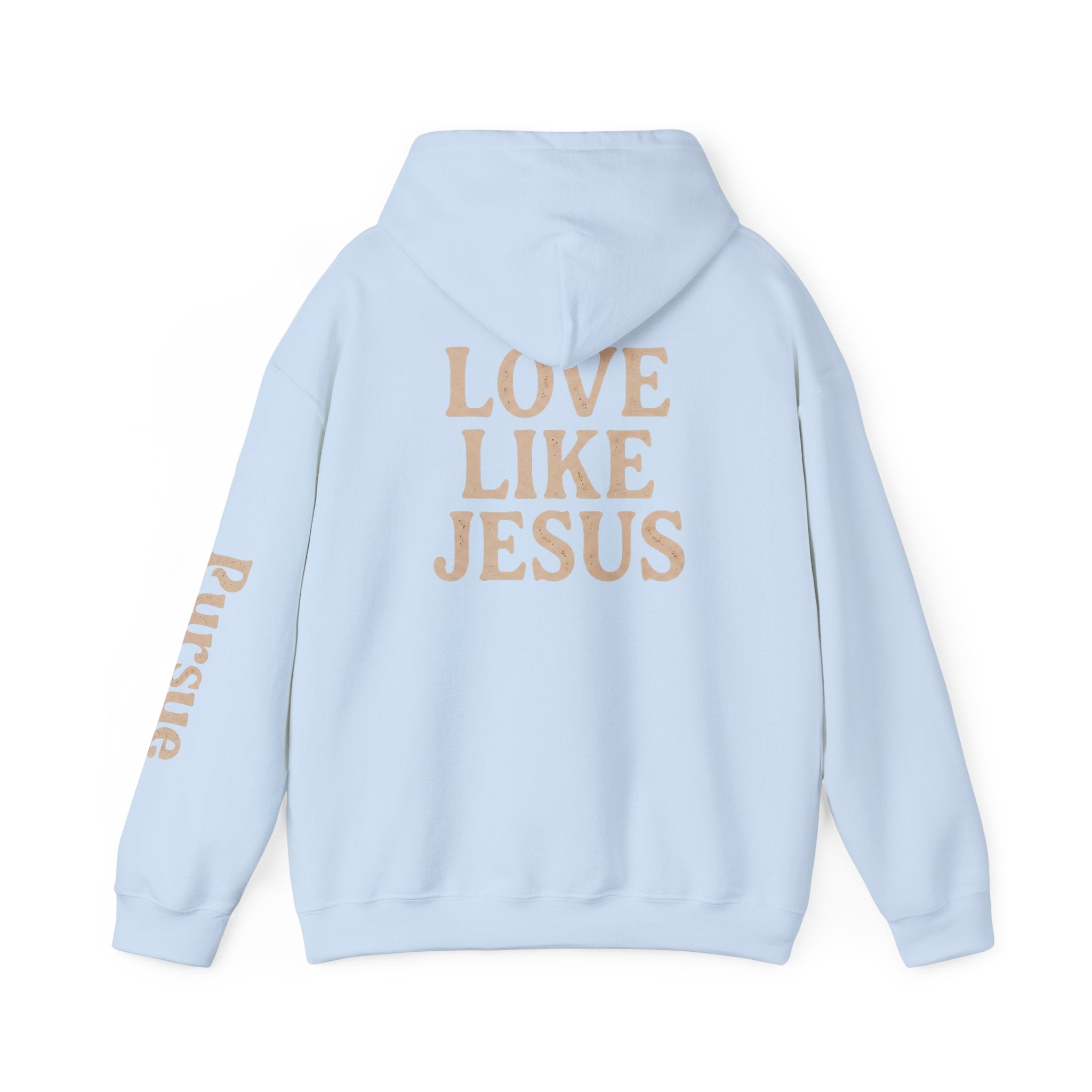 Christian Hoodie — "Love Like Jesus" Cross Pullover