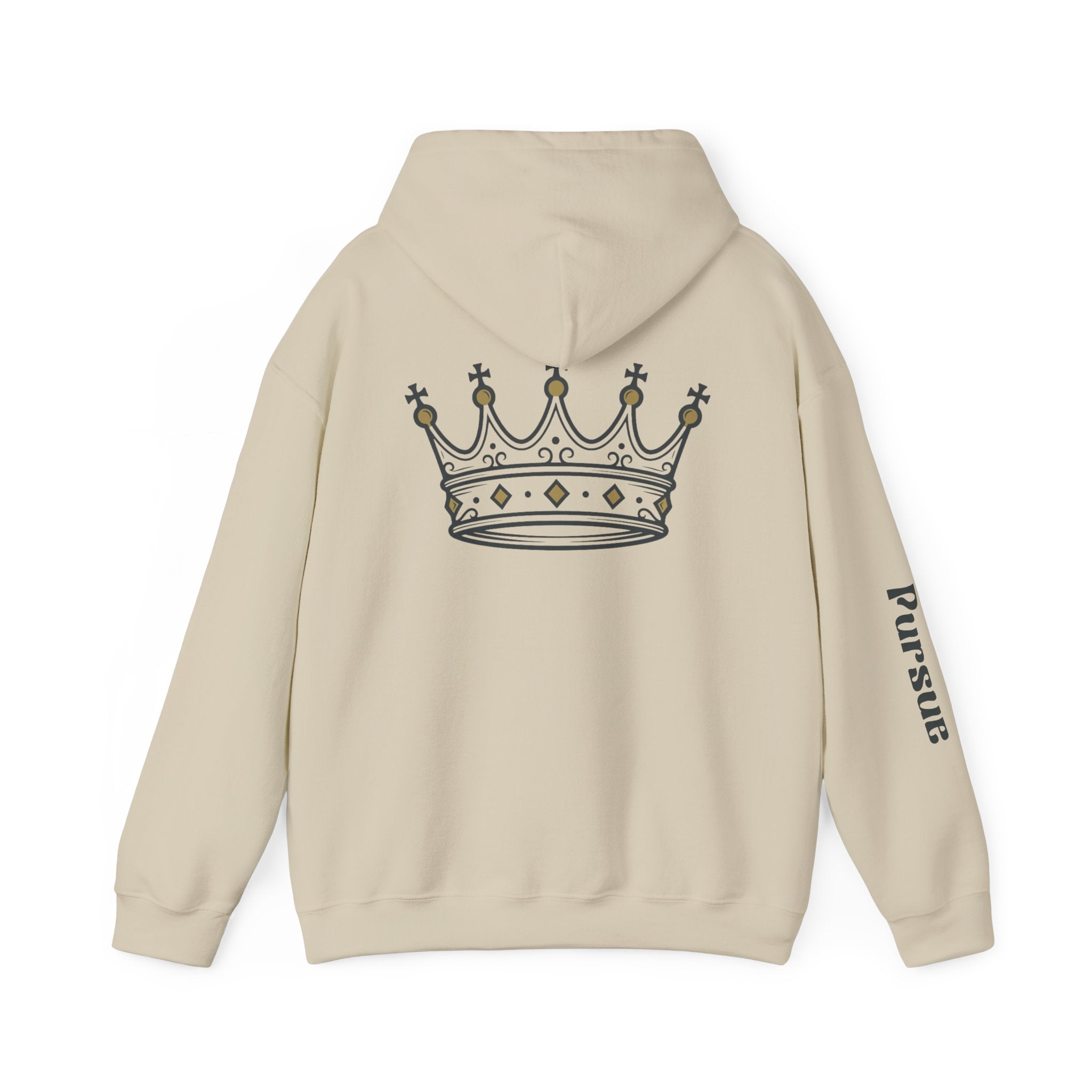 Galatians 4:7 'Heir to the King' Crown Hoodie — Inspirational Christian Graphic Sweatshirt