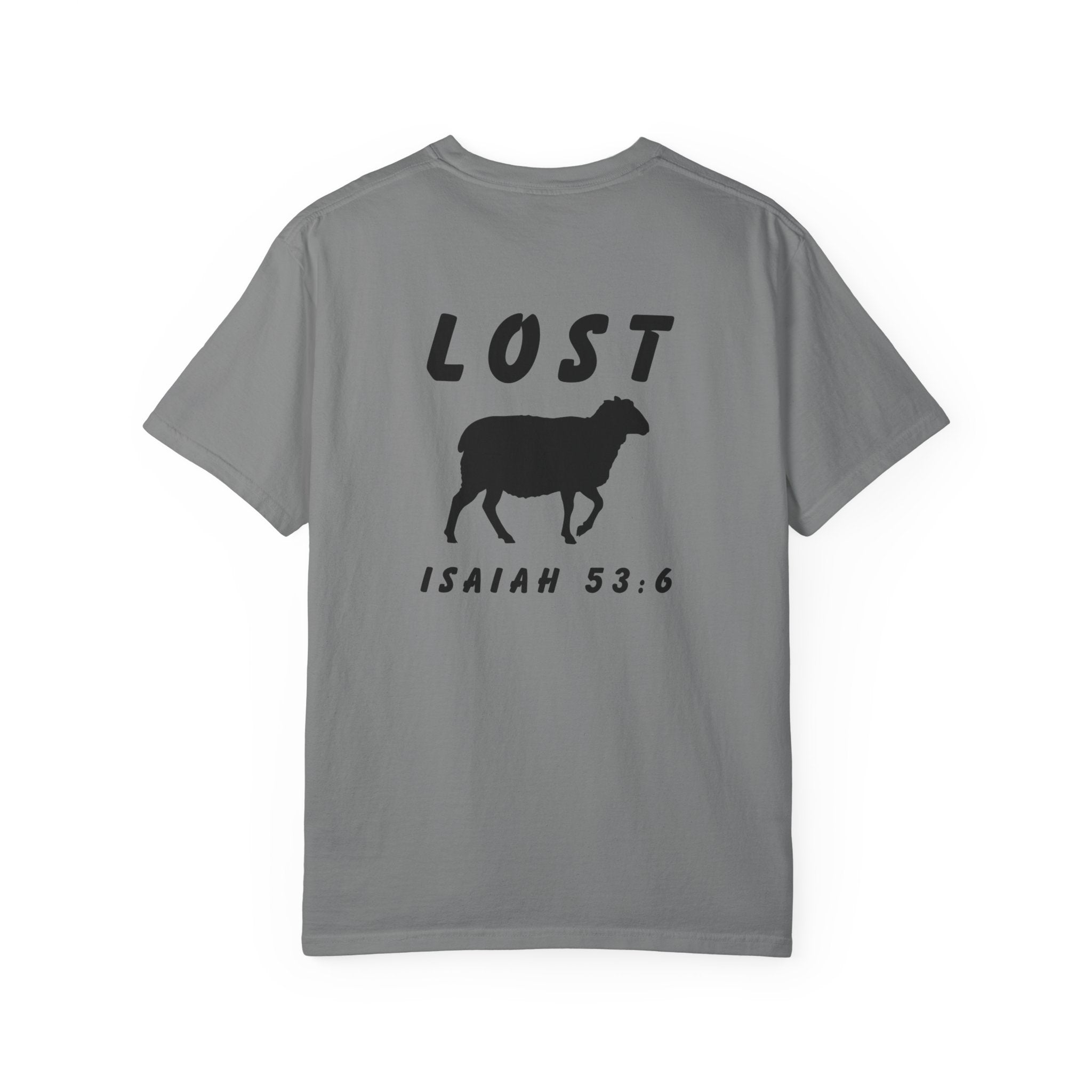 Pursue "Lost" Sheep T-Shirt — Isaiah 53:6 Christian Graphic Tee