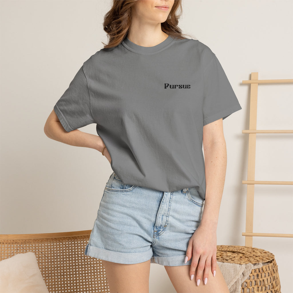 Faith Over Fear T-Shirt — "Faith" Cross Design (Psalm 118:6)
