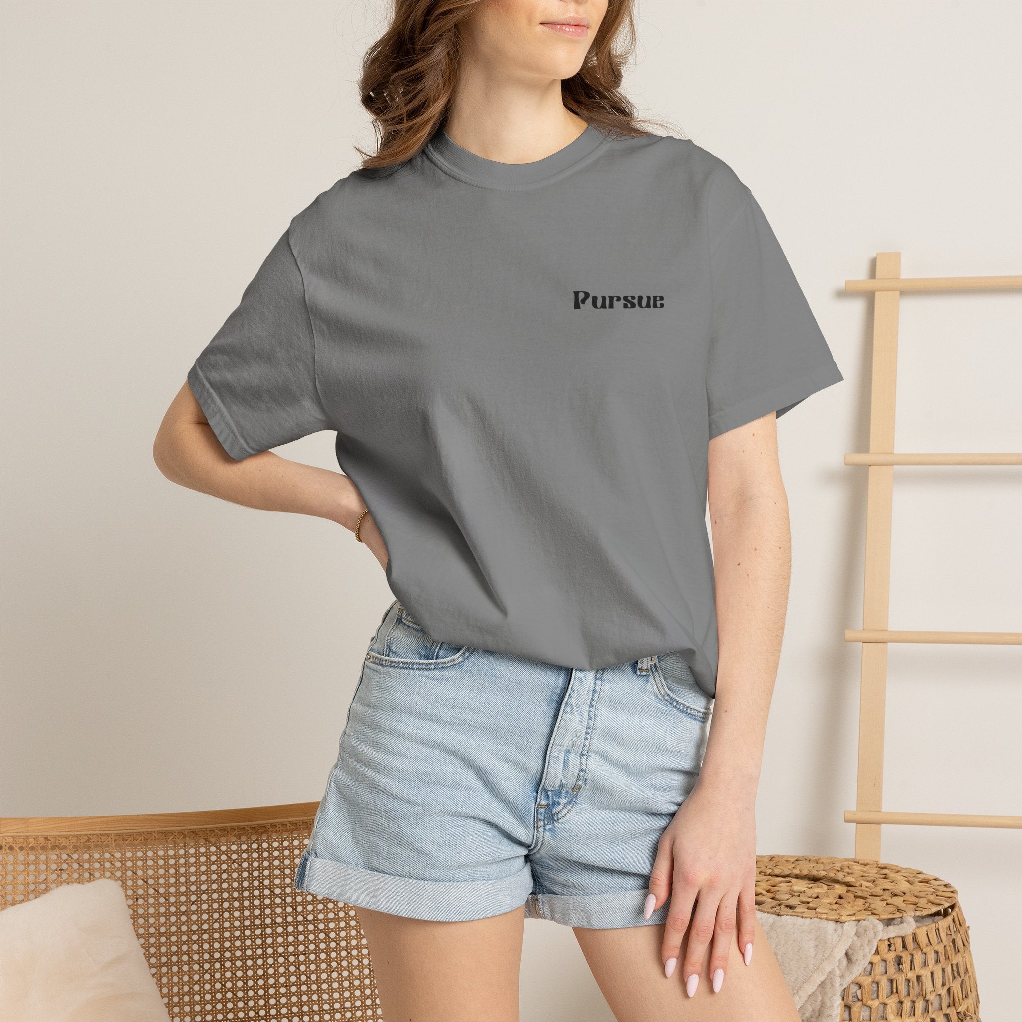 Faith Over Fear T-Shirt — "Faith" Cross Design (Psalm 118:6)