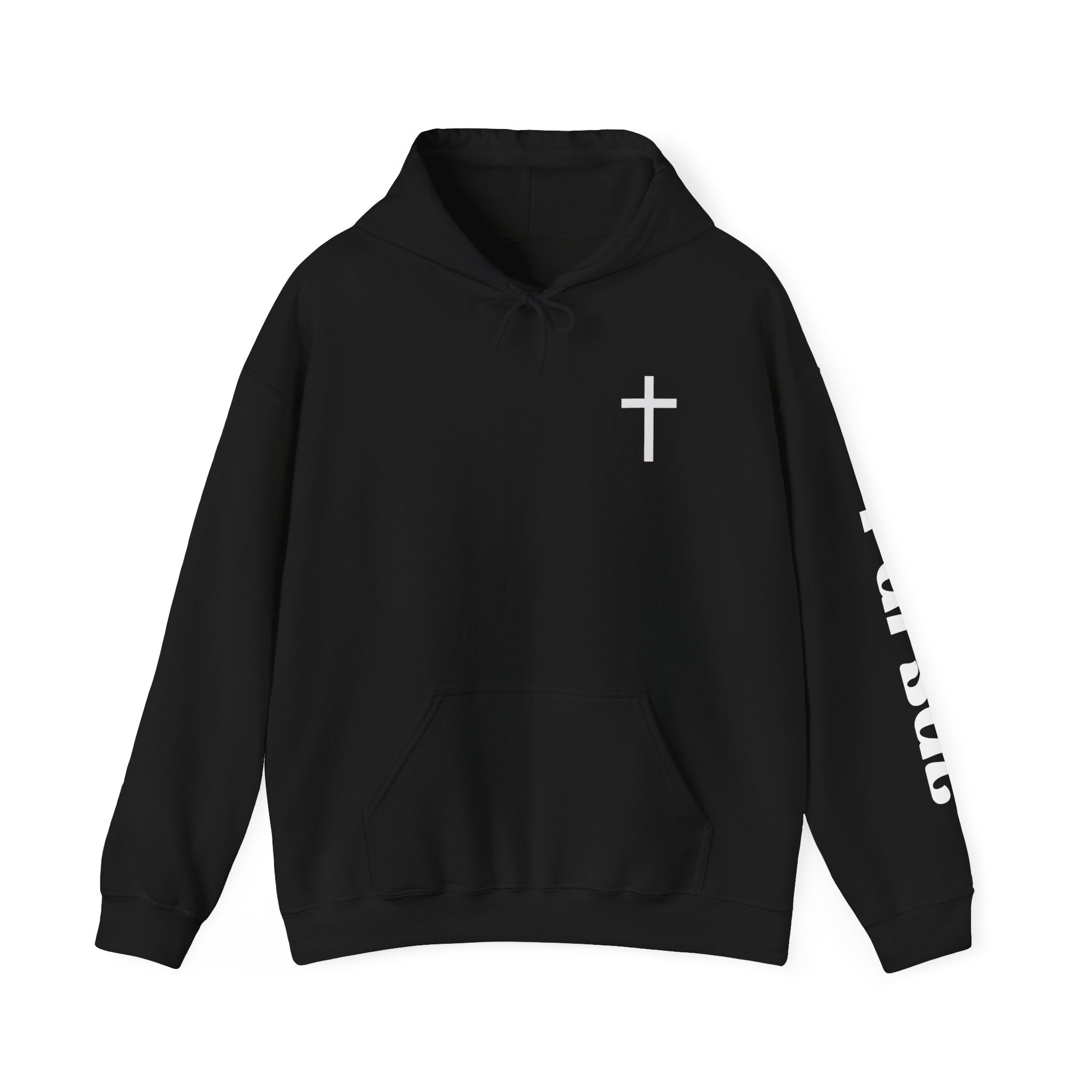 Pursue Cross Hoodie - Christian Cross Pullover