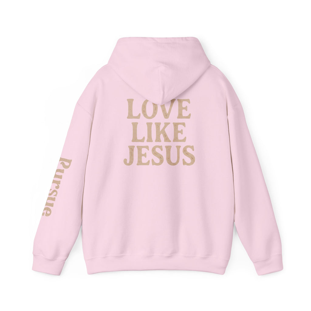 Christian Hoodie — "Love Like Jesus" Cross Pullover