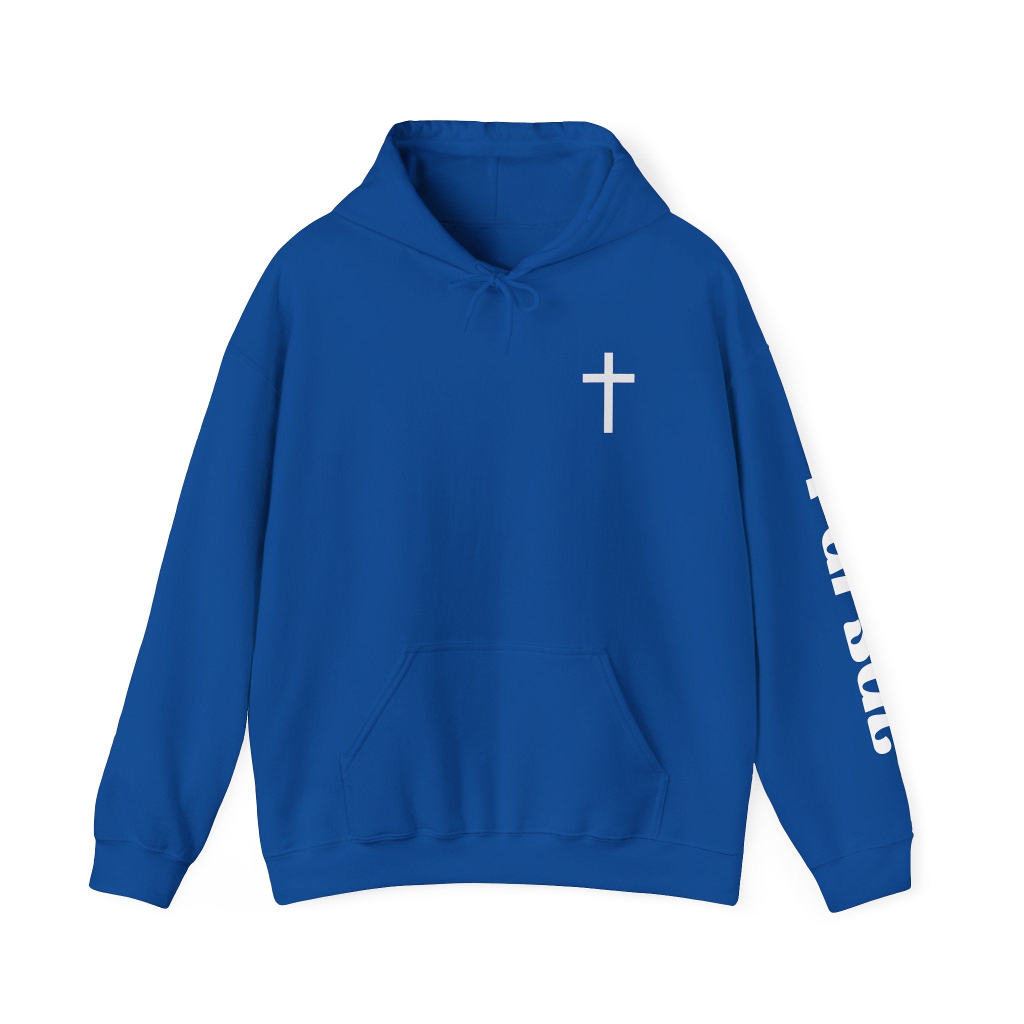 Pursue Cross Hoodie - Christian Cross Pullover