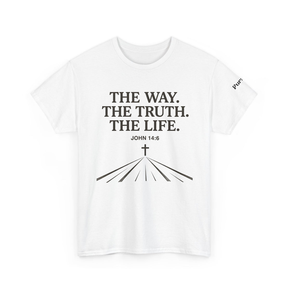 The Way The Truth The Life Tee — John 14:6 Christian Faith T-Shirt
