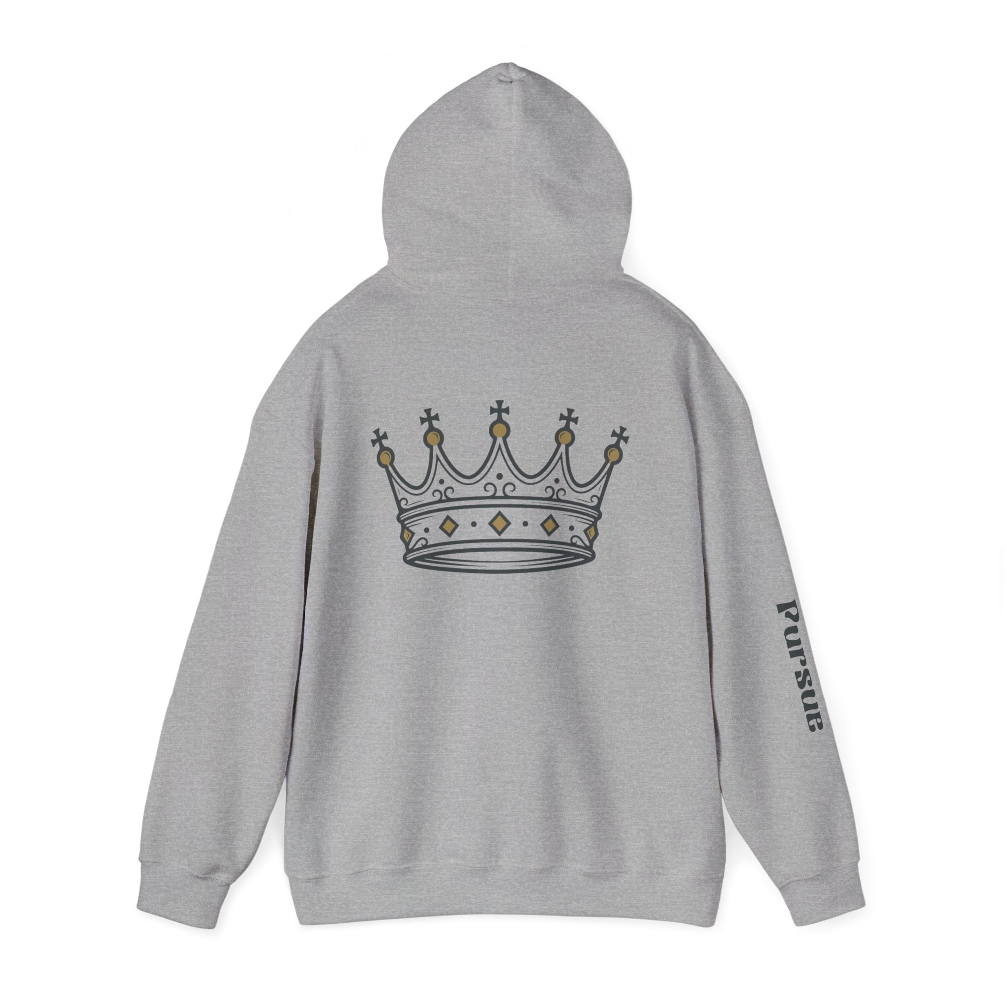 Galatians 4:7 'Heir to the King' Crown Hoodie — Inspirational Christian Graphic Sweatshirt